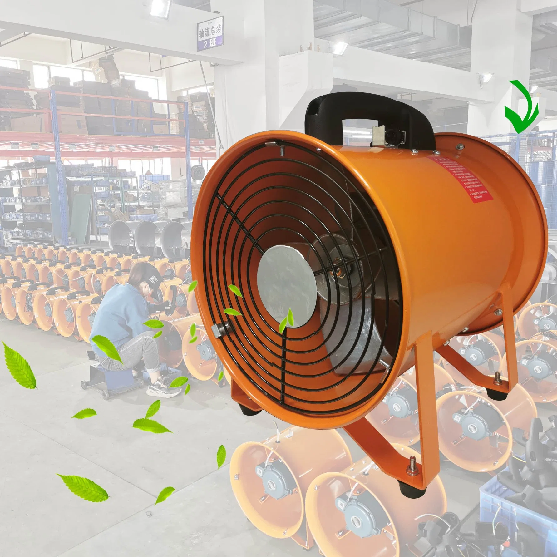 15 Inch Low in Price Ventilation Exhaust Fan Telescopic Duct for Underground Air Transportation