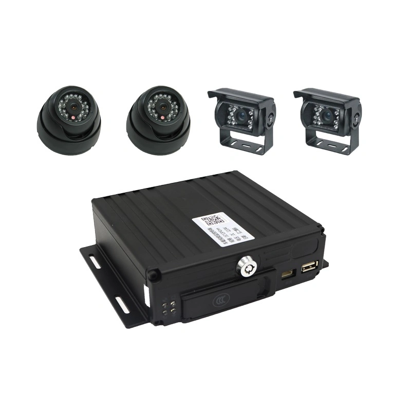 Mdvr mit SD-Speicherkarte 4CH Kamera für LKW-Bus Flottenmanagement GPS Tracker Car DVR