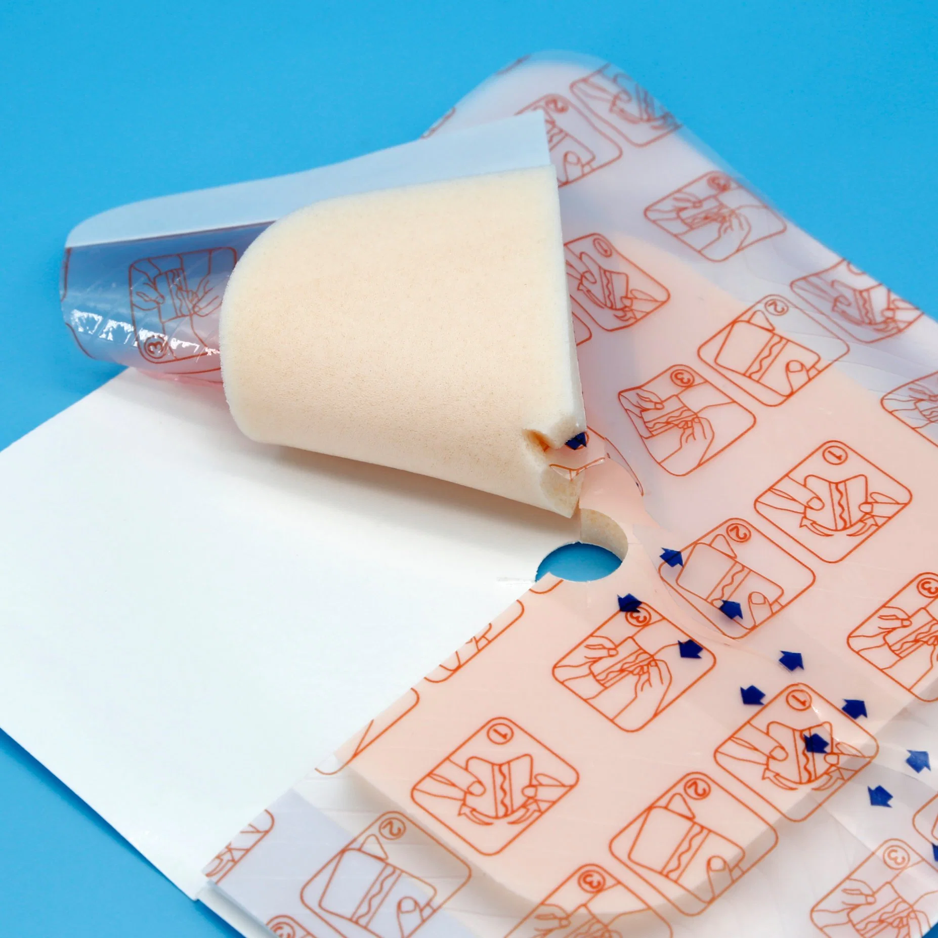 Surgical High Absorbent Medical Silicone Foam Dressing