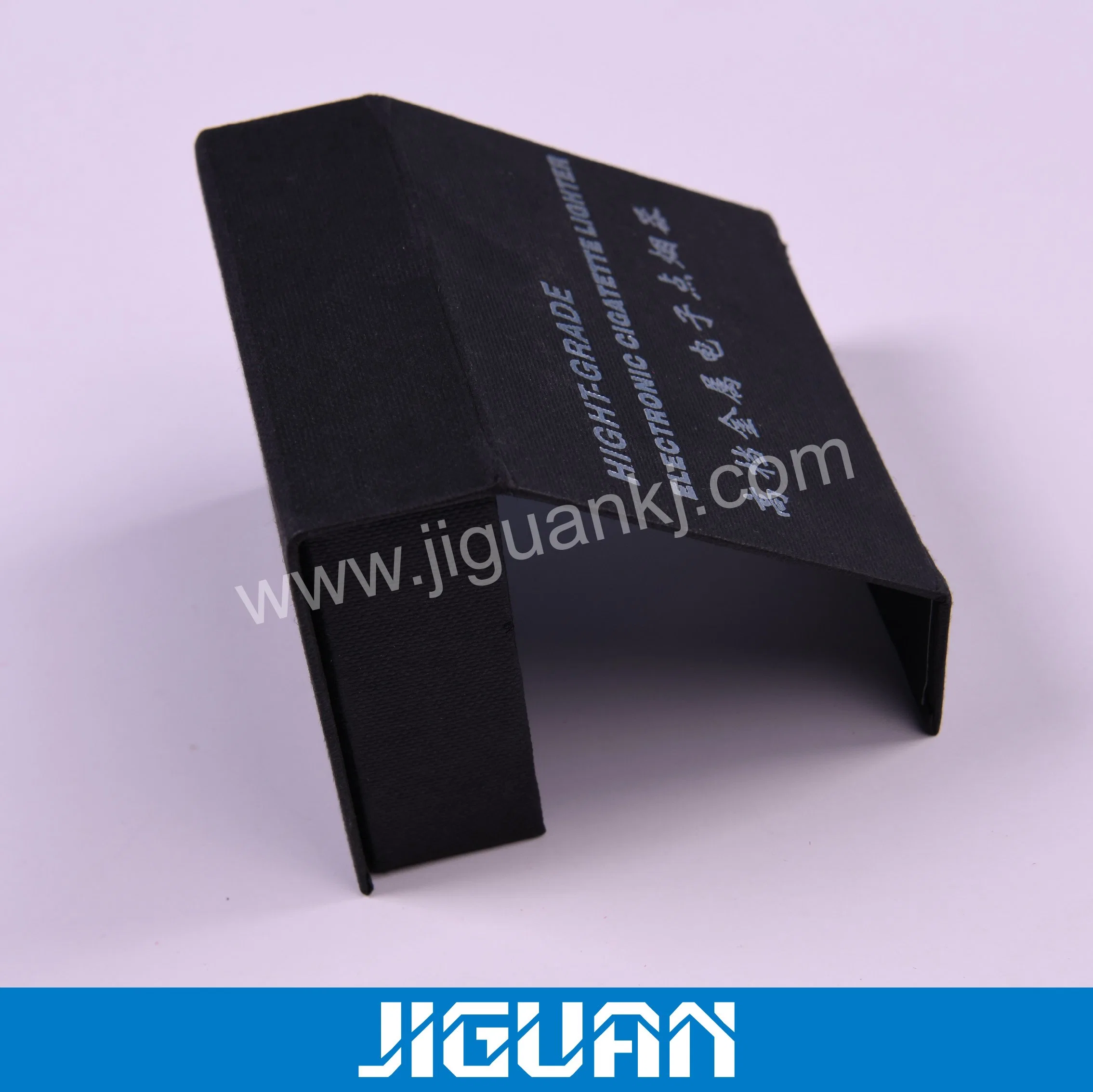 Custom Retail Luxury Black Jewelry Paper Packaging Box