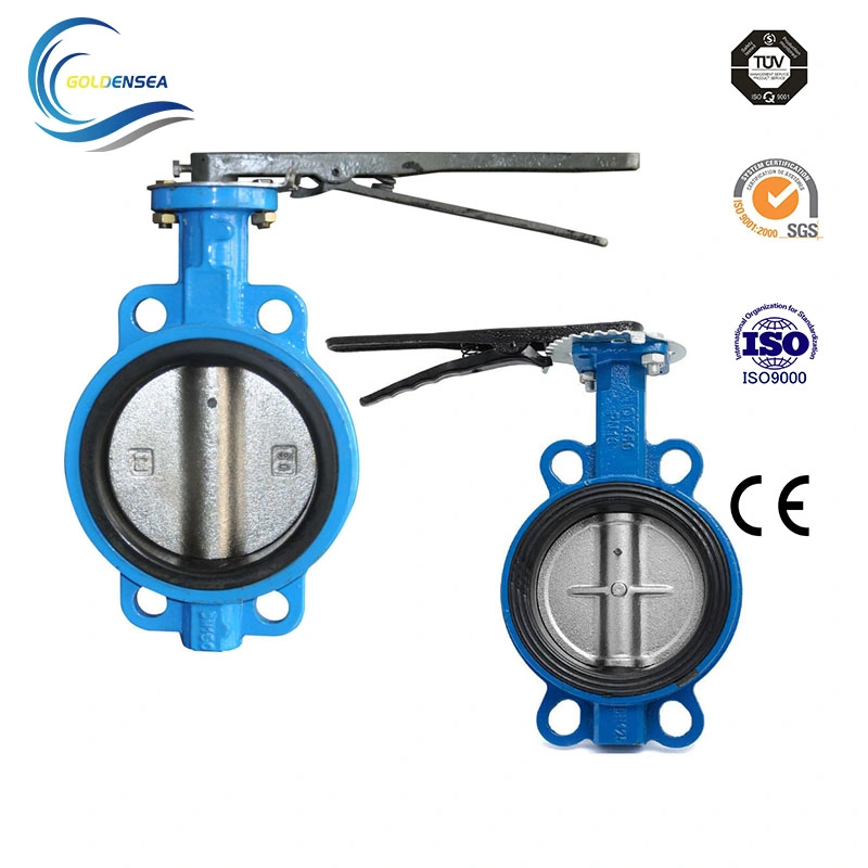 Best Resistant Arrogant Cast Steel Wafer Handle Butterfly Valve