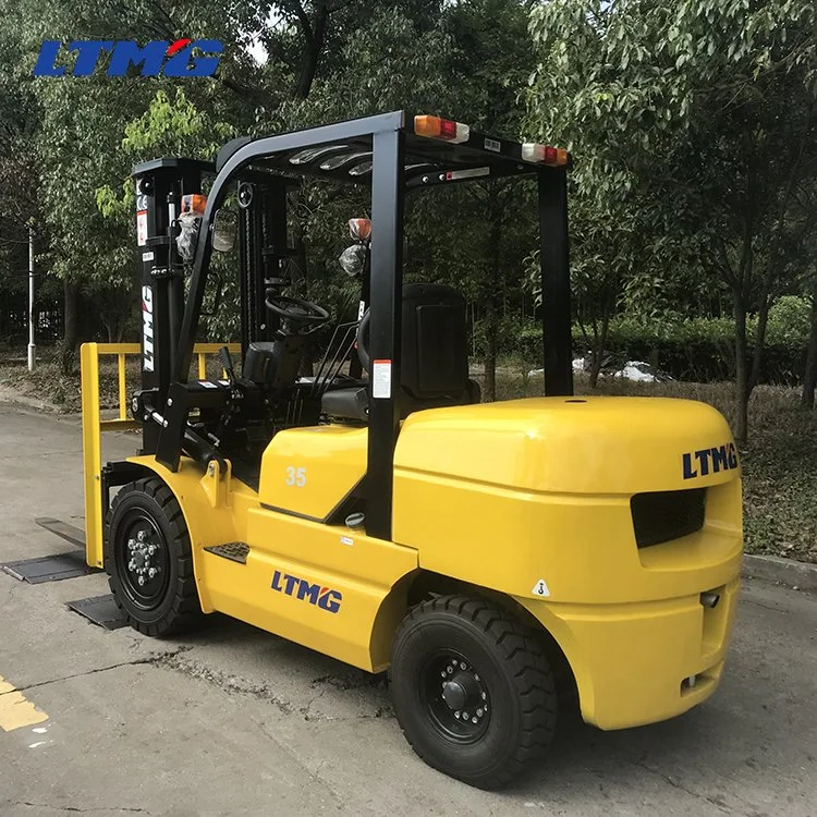 China Diesel Forklift 3.5 Ton Forklift Equipment with 4500mm Triplex Mast