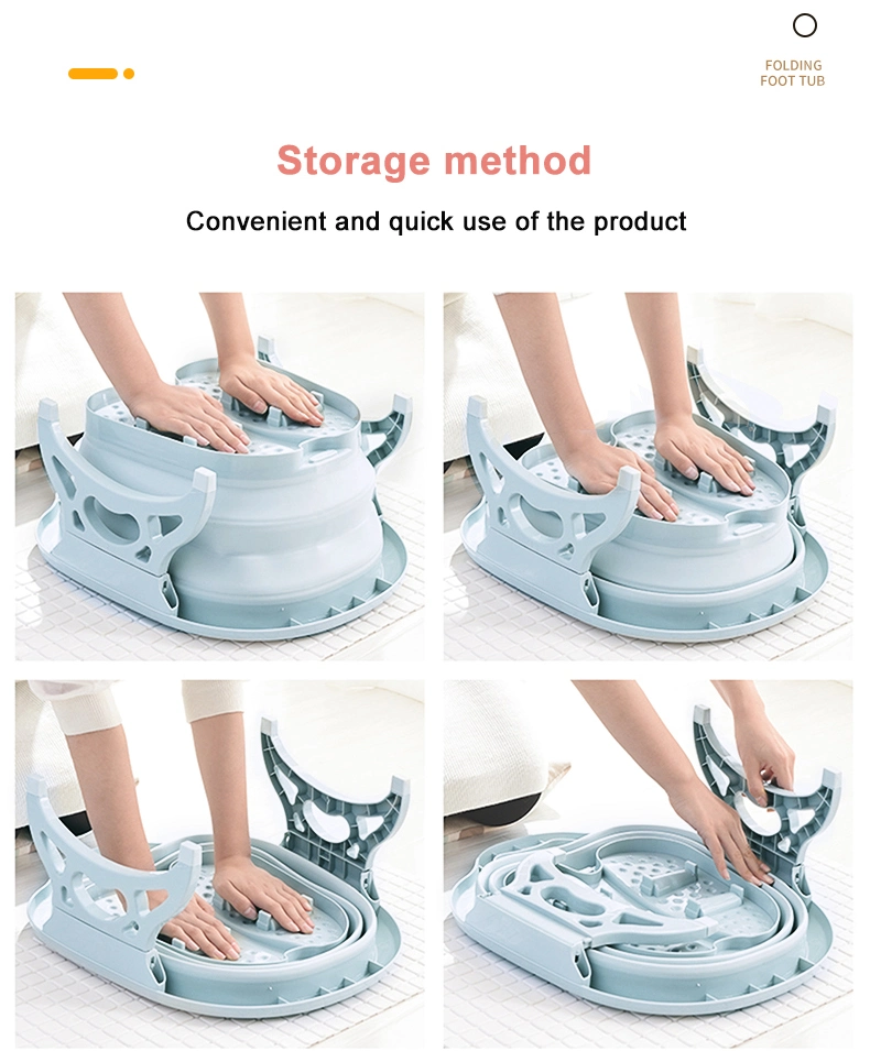 Portable Foot Bath Tubs Soaking Feet Home Pedicure Foot SPA