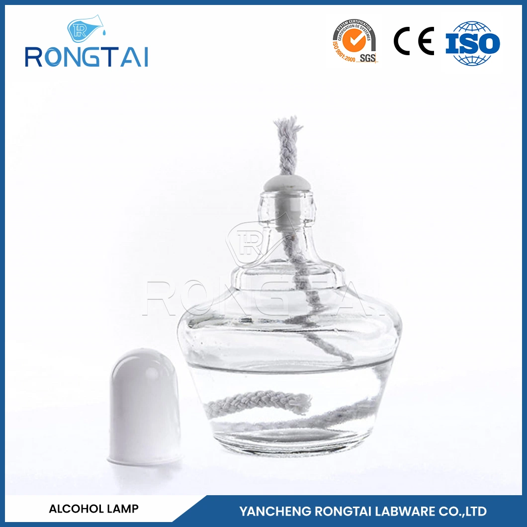 Rongtai Chemistry Lab material de vidro Atacadista Química Laboratório Equipamento China 150ml Equipamento de laboratório para lâmpadas de álcool