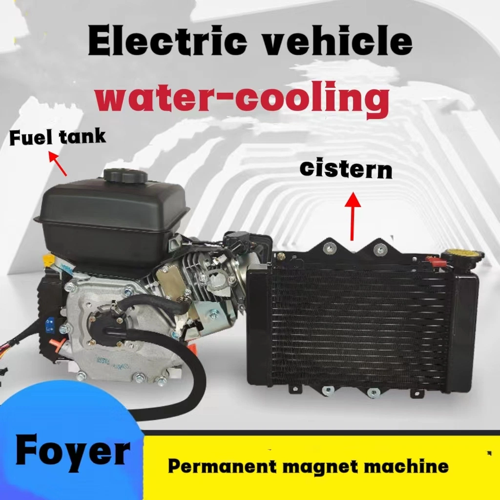 48V/60V/72V DC gerador a gasolina, nova energia gerador especiais do ímã permanente Four-Stroke Motor arrefecido a água