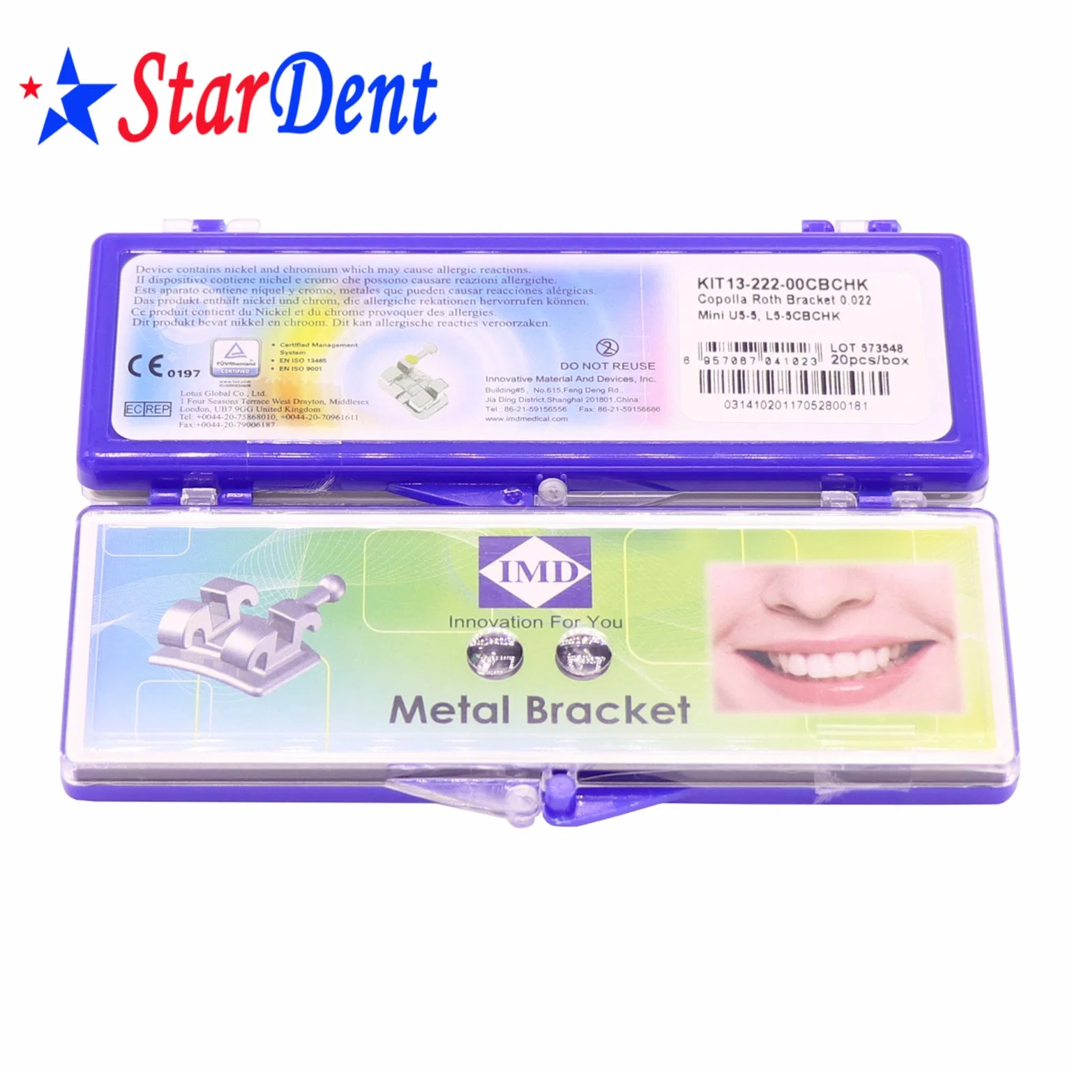 أداة Roth Bracket Mini/Standard معدنية