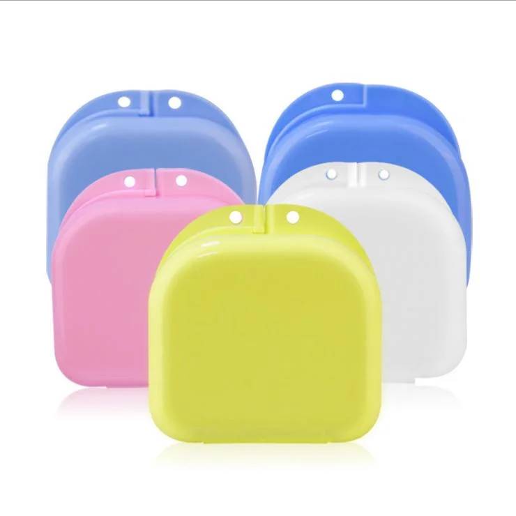 Medical Colorful Dental Orthodontic Plastic Retainer Denture Box