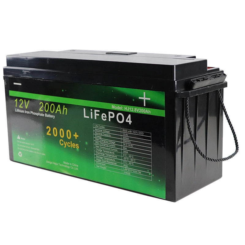 LiFePO4 12V 12 Volt Batteries 48V 200ah 24V 18V Li Ion Wholesale/Supplier Rechargeable Solar Storage Lithium UPS Battery