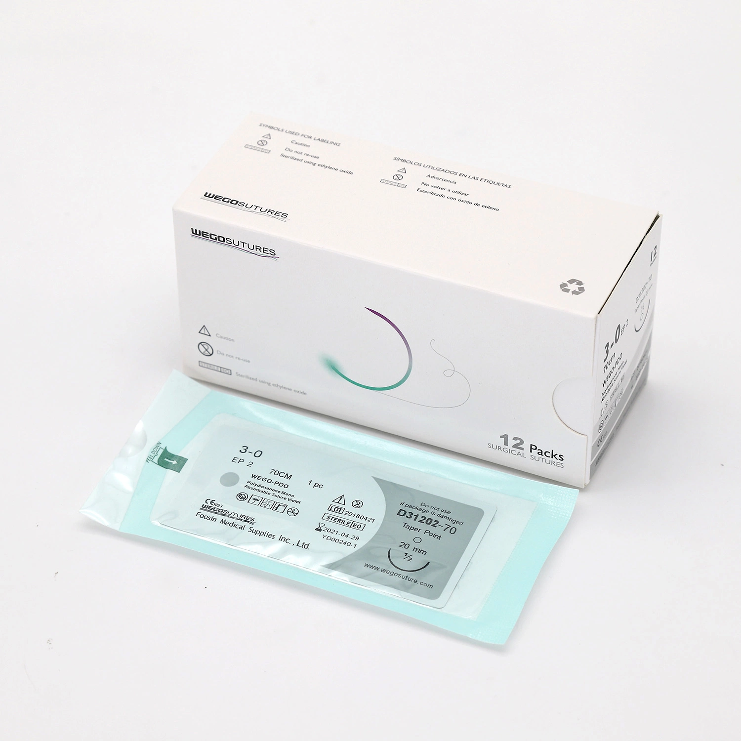 Wego Brand Surgical Suture Violet Pdo