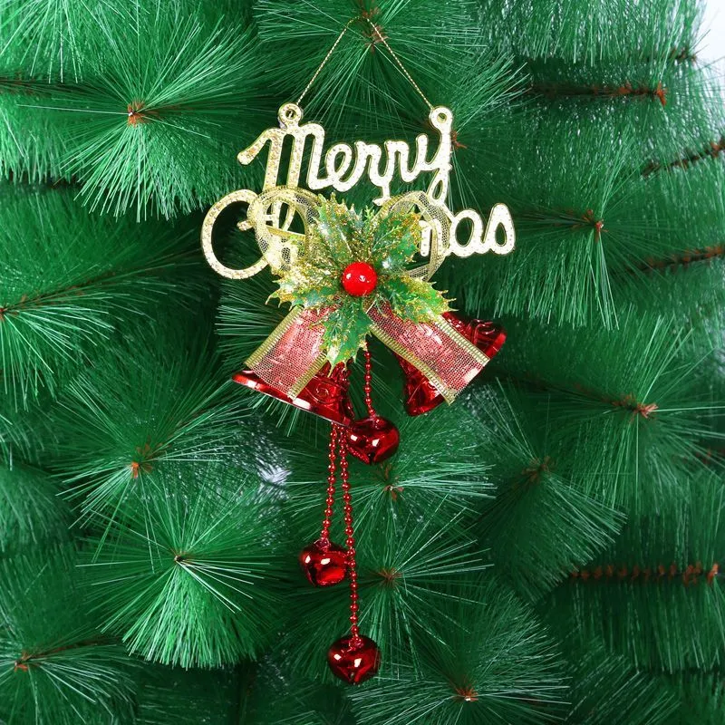 Weihnachten hängende Ornamente Jingle Glocken Weihnachten Handwerk Dekorationen für Weihnachten Baumwand Tür Home Office