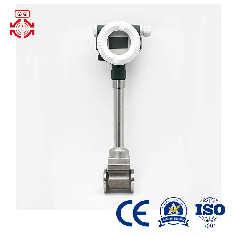 Natural Gas, Nitrogen, Heat Conducting Gasoline, Sewage, Compressed Air, Superheated Saturated Steam Flowmeter with 4-20mA &RS-485&Hart