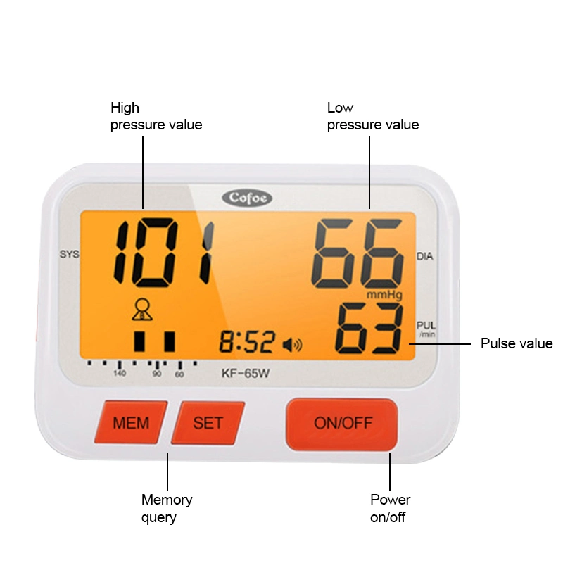 Easy Control Medical Instrument Bp Digital Monitor