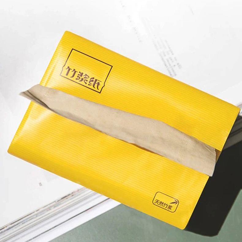 Fábrica OEM Bamboo Pulp 2/3 papel de tecido facial Ply para Uso diário utensílios domésticos papel higi-corrente Produtos descartáveis Napkin sanitários