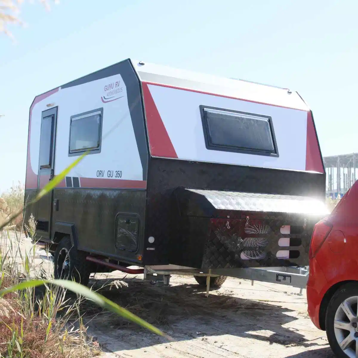 Rvs Motorcycle European Travel Trailers Slide on Truck Camper Trailer