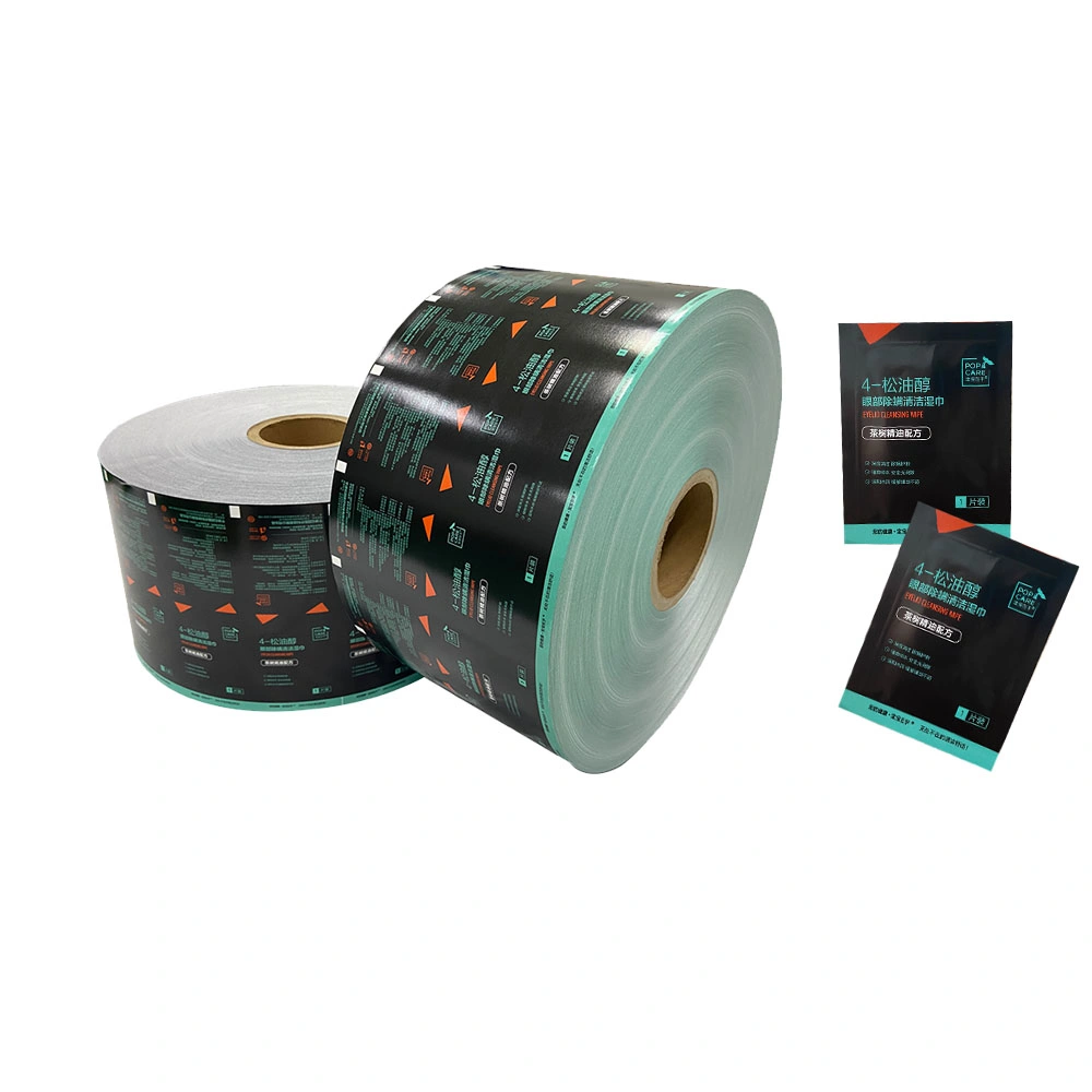 Customized Design for Alcohol Prep Pads Packaging Paper Rolls