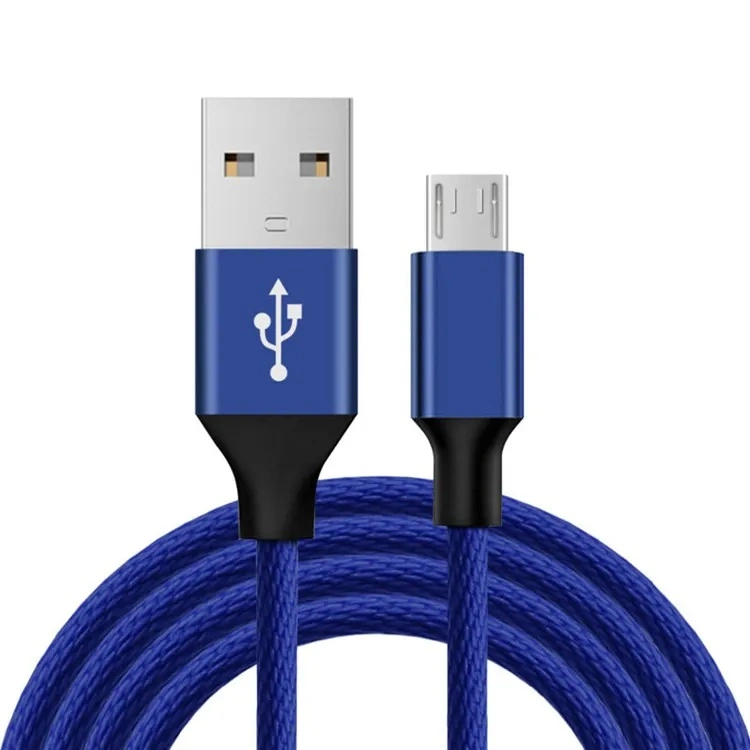 28AWG Braided Micro Sync Data Cable for Mobile Phone USB C Cable