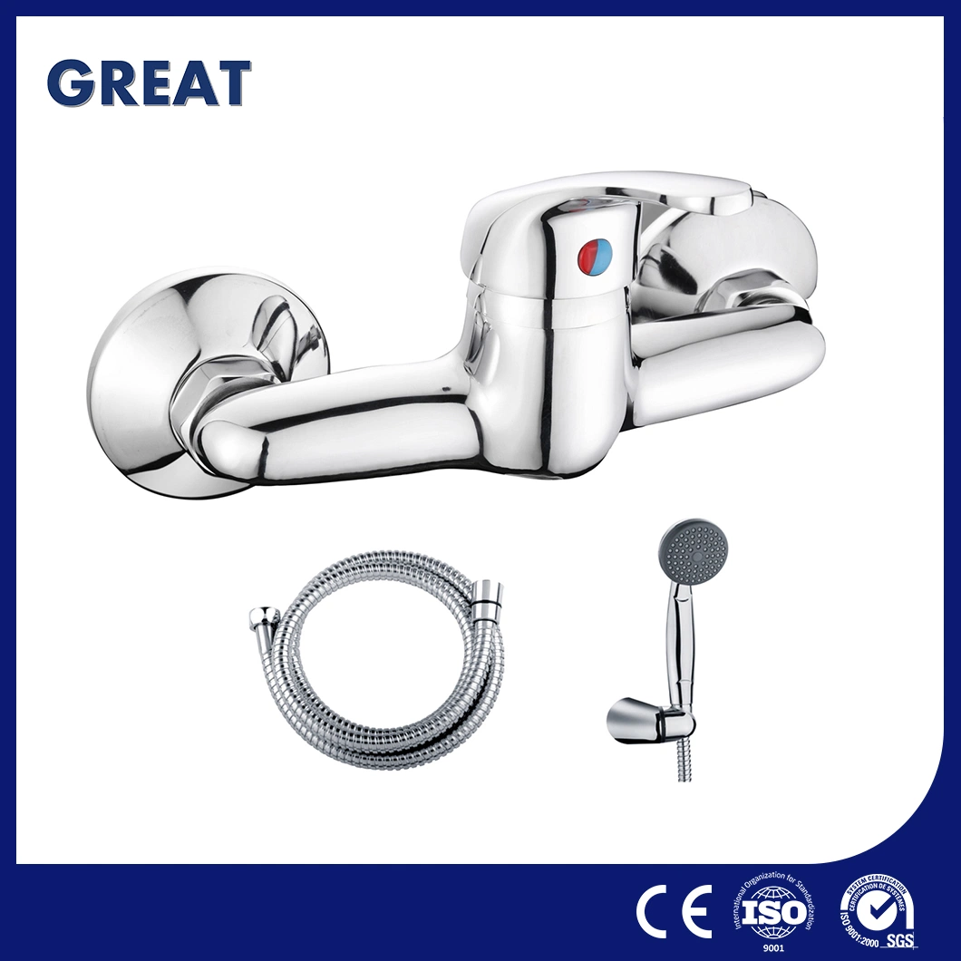 Great Shower Valve Body for Shower Faucet Trim Factory Customized Tub Shower Faucet Gl35405A54 Chrome Single Lever Shower Faucet China Waterfall Shower Faucet