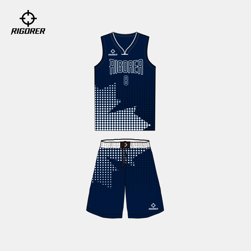 Adult Custom Summer Cool Basketball Jersey Shorts Sportswear for School College University Association