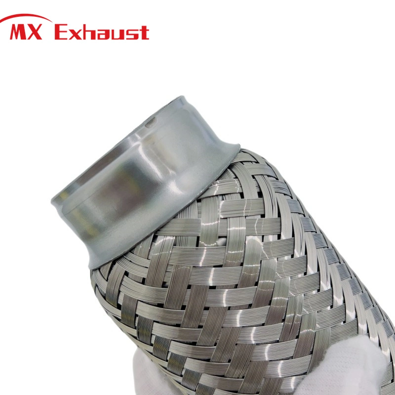 Universal Muffler Corrugation Stainless Steel Flexible Flexible Bellows Pipes with Nipples for Car Exhaust