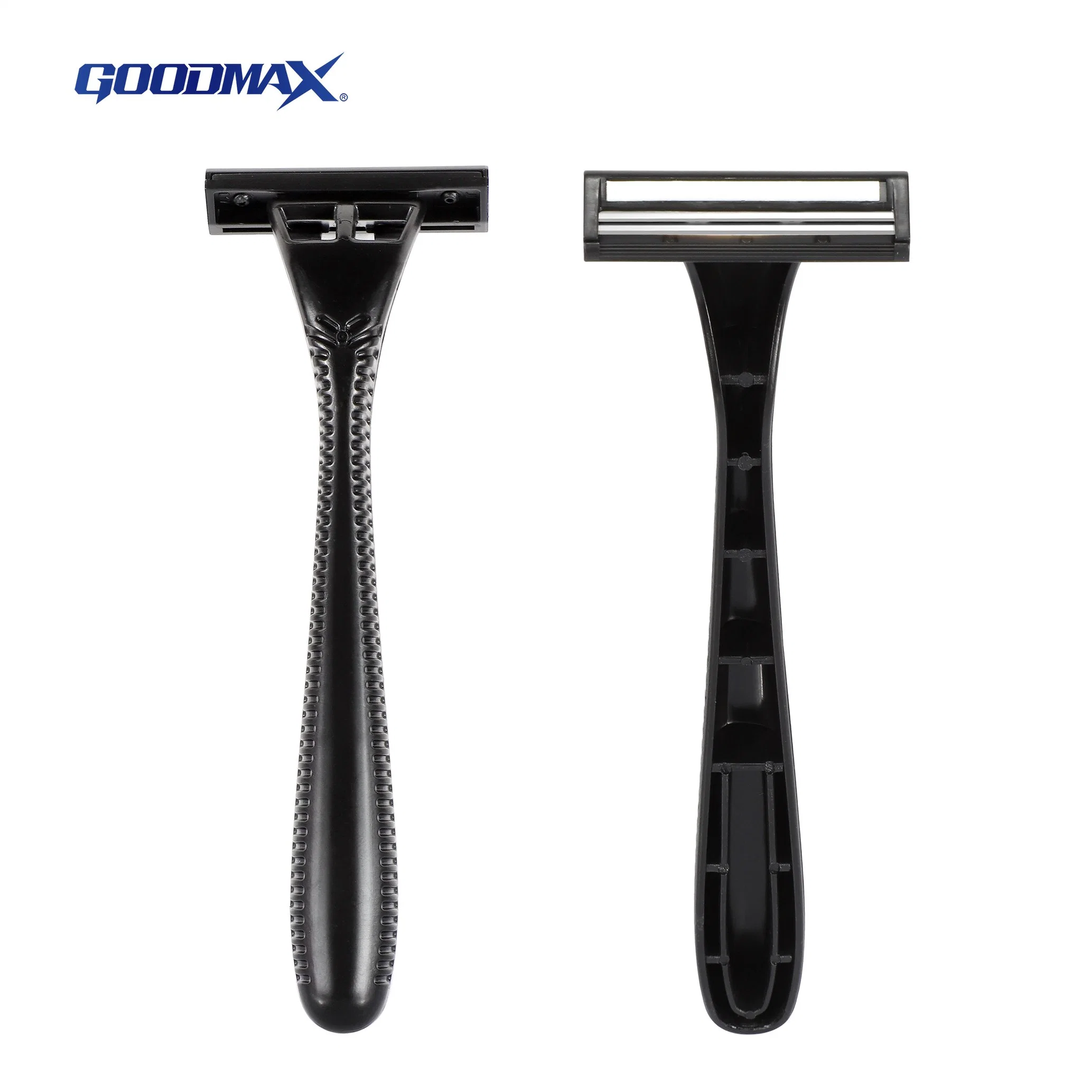 Classical Twin Blade Disposable Shaving Razor with Plastic Handle