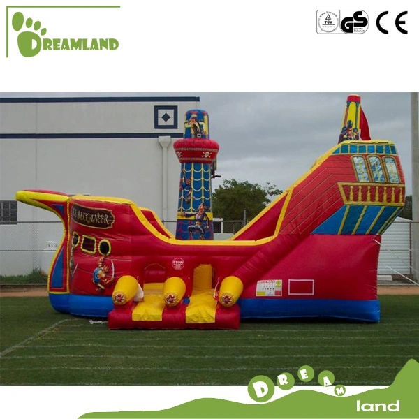 Jugar a los niños atractiva piscina inflable tobogán de agua equipos de juego