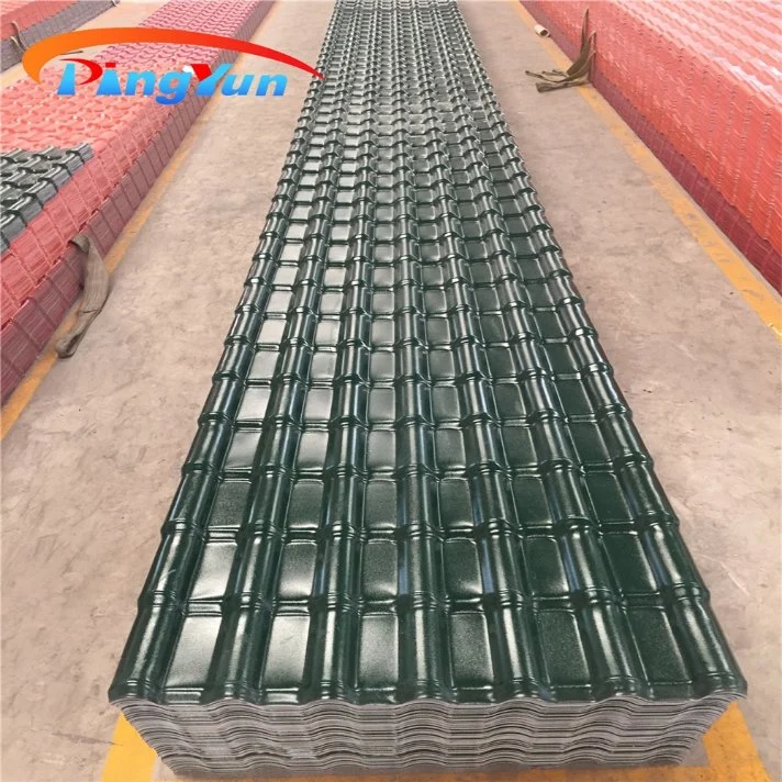 Roma Style Synthetic Resin Plastic Spanish Roffing Sheet Roof Tiles Price with 30 Years Warranty
