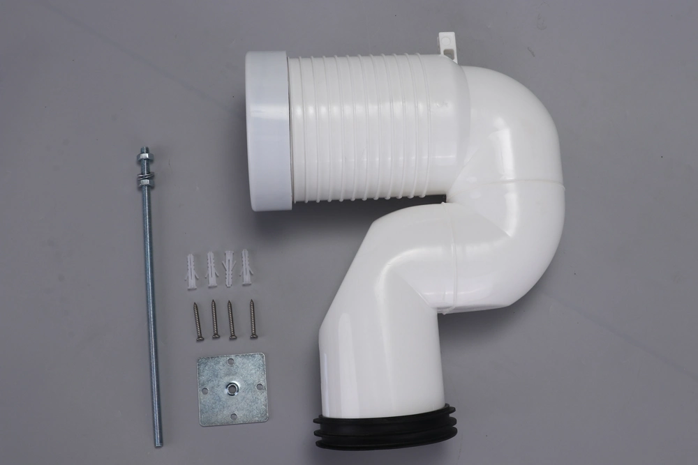 WATERMARK Plastic Flexible Drain Hose To 102mm Soil Pipe Toilet Pan Connector