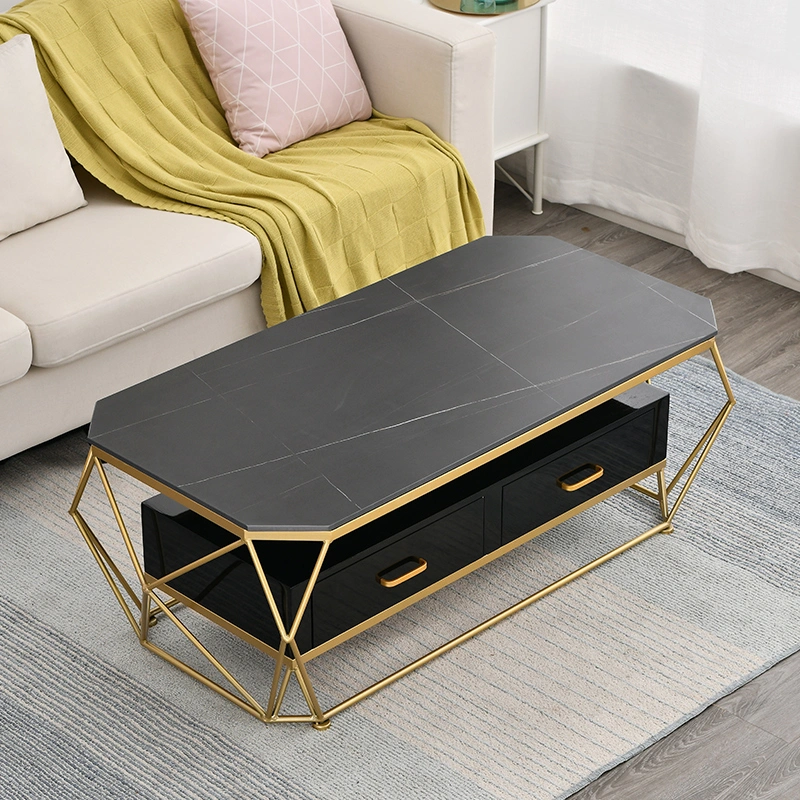 Recentemente Custom moderno Storage Design grande mobiliário Luxo Café Table