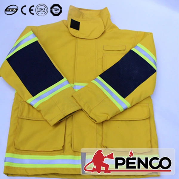 Penco Cheap Price Certificate Fire Fighter Suit New Blue Costume Fireman Customized Firefighting Suit