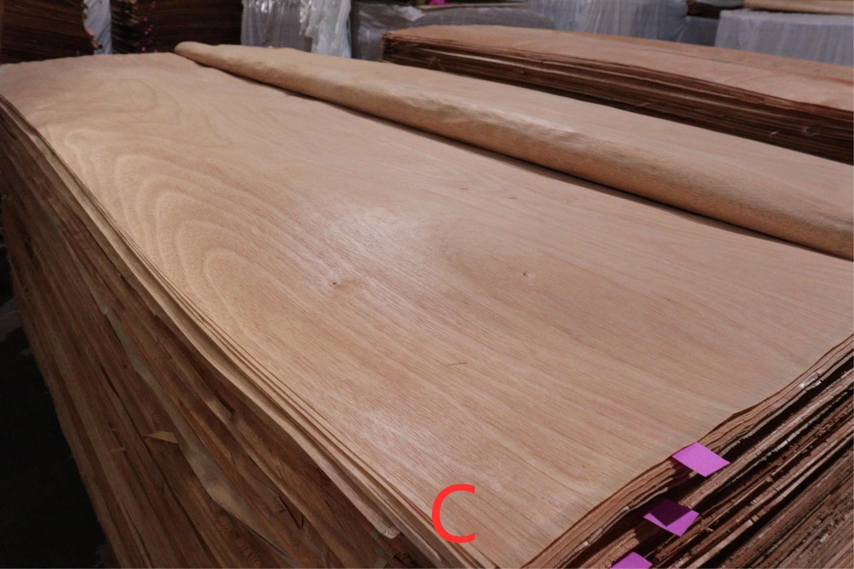 0.25mm 0.5mm Gabon Placage de bois /Gabon Okoume Wood Venneer