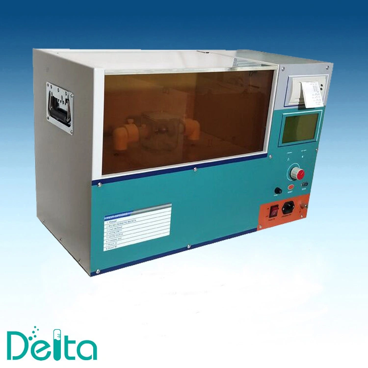 transformador BDV de tensão de ruptura do kit de teste de óleo dielétrico de 100 kv Dispositivo de teste de óleo