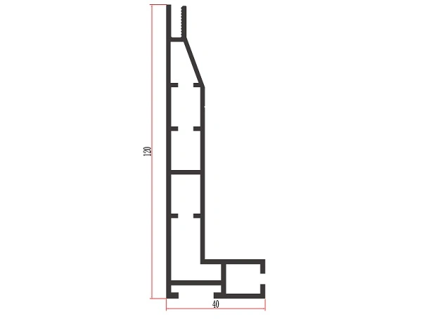 Single Side Profile 120 Assembly Lamp Accessories of Indoor