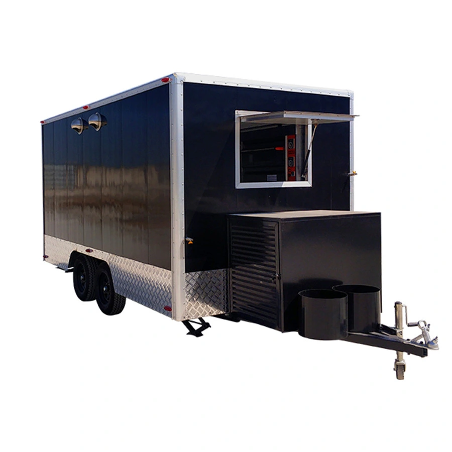 Standard Food Truck Mobile Fast Food Cart Trailer Australia Customized Kitchen Customized Steel Stainless Power Outdoor Parts