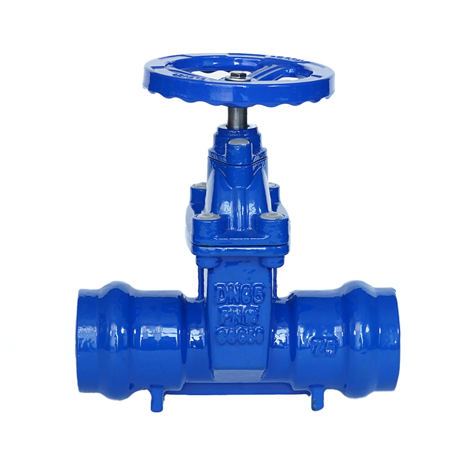 Customized DIN 3352 F4 Ductile Iron Socket End Resilient Seat Gate Valve for Pipe