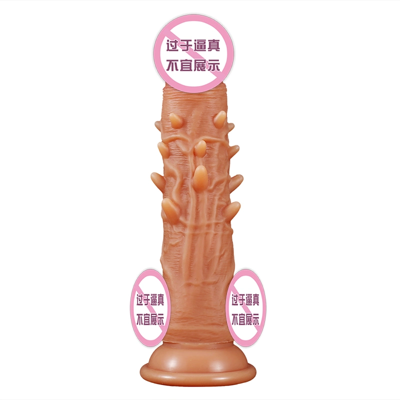 TPE Realistic Vibrating Dildo Enlargement Extender Condom Sex Toys for Man Penis Sleeve