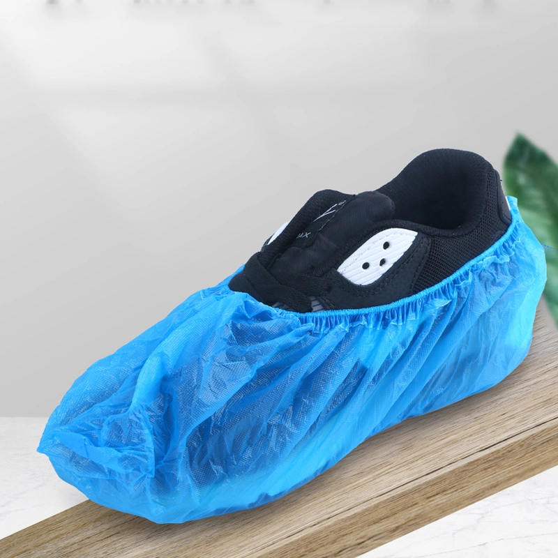 Disposable Waterproof Non Skid Rain Shoecover Anti Slip PE Shoe Cover