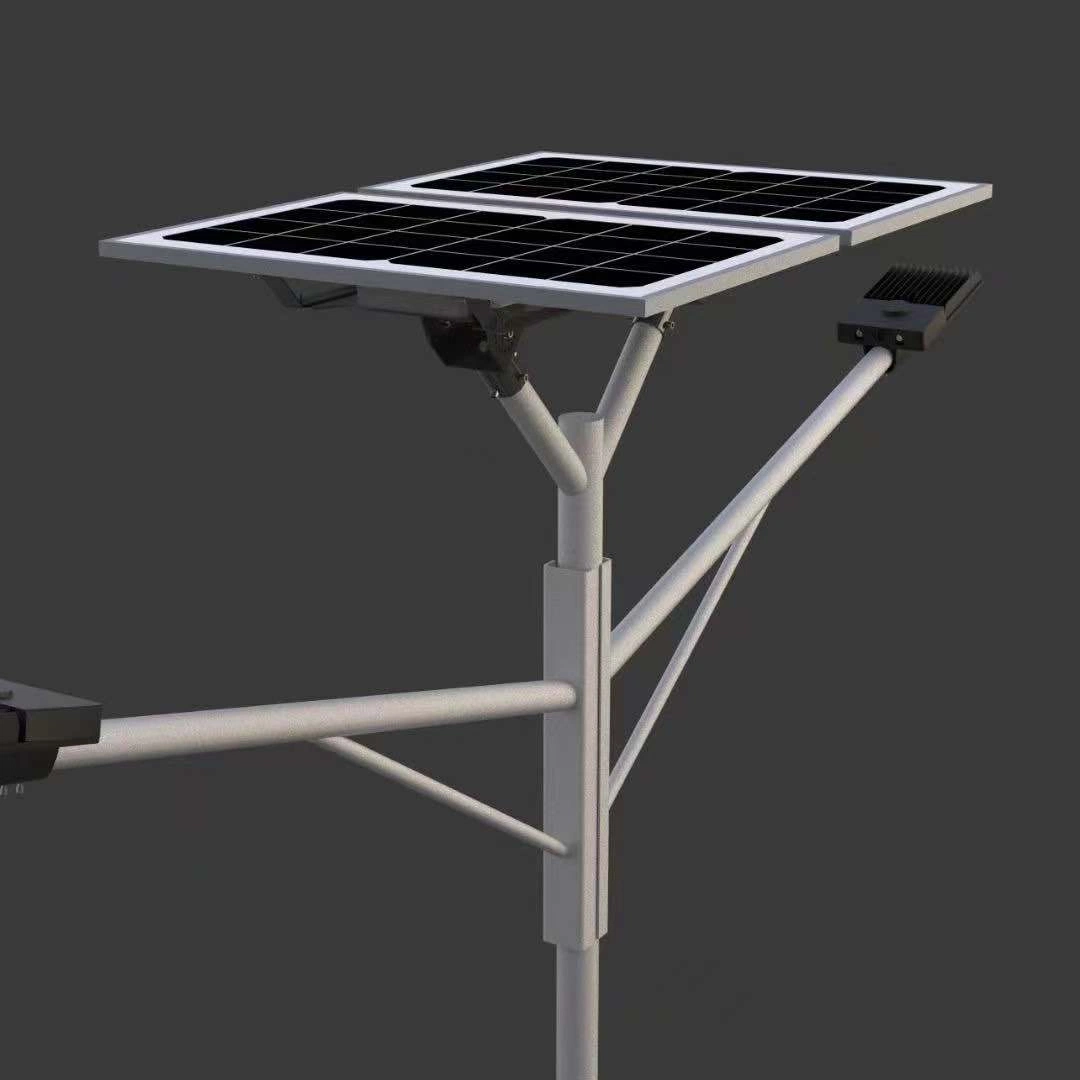 La galvanisation&amp;Peinture 3/4m lumière solaire Lampadaire avec prix d'usine