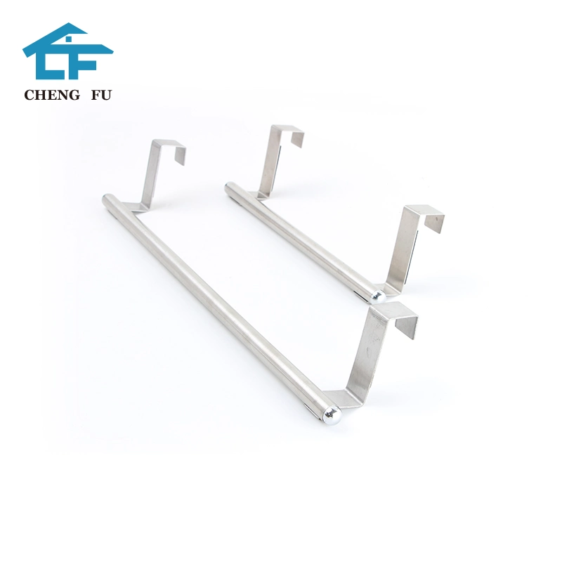 Hardware/Bathroom Accessories Over Door Clothes Hanger Rack 430 Stainless Steel Coat/Clothes/Towel Over Cabinet Hook