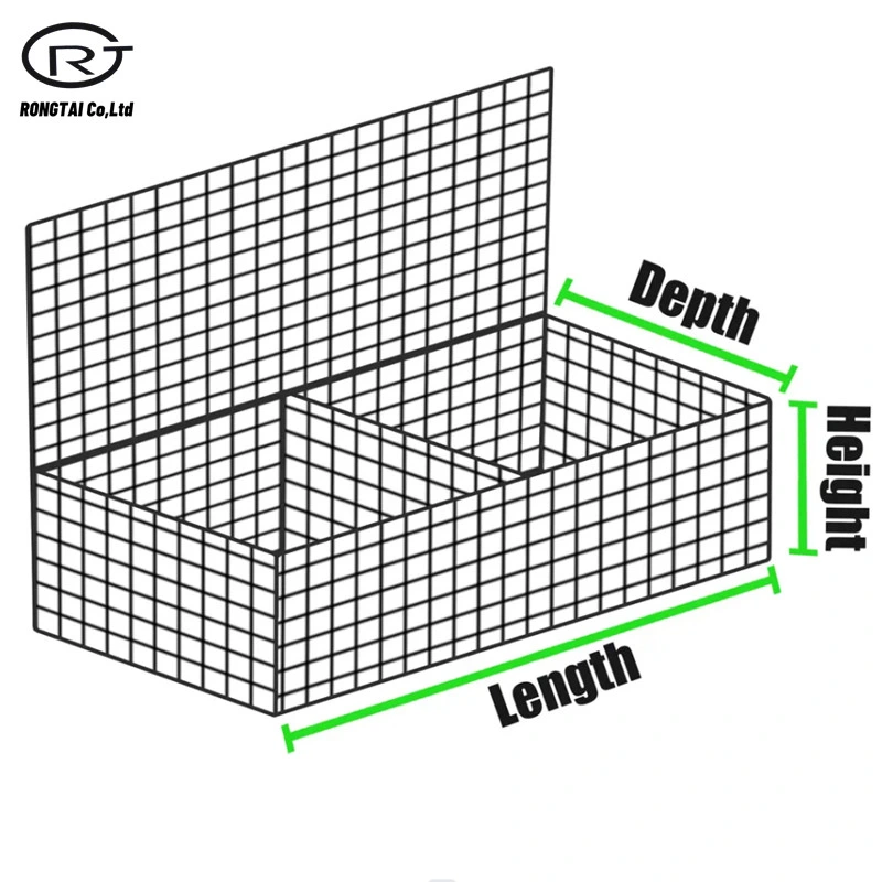 Gabion soldado de hierro/ malla de gabion de piedra/ gabion galvanizado Cages de red