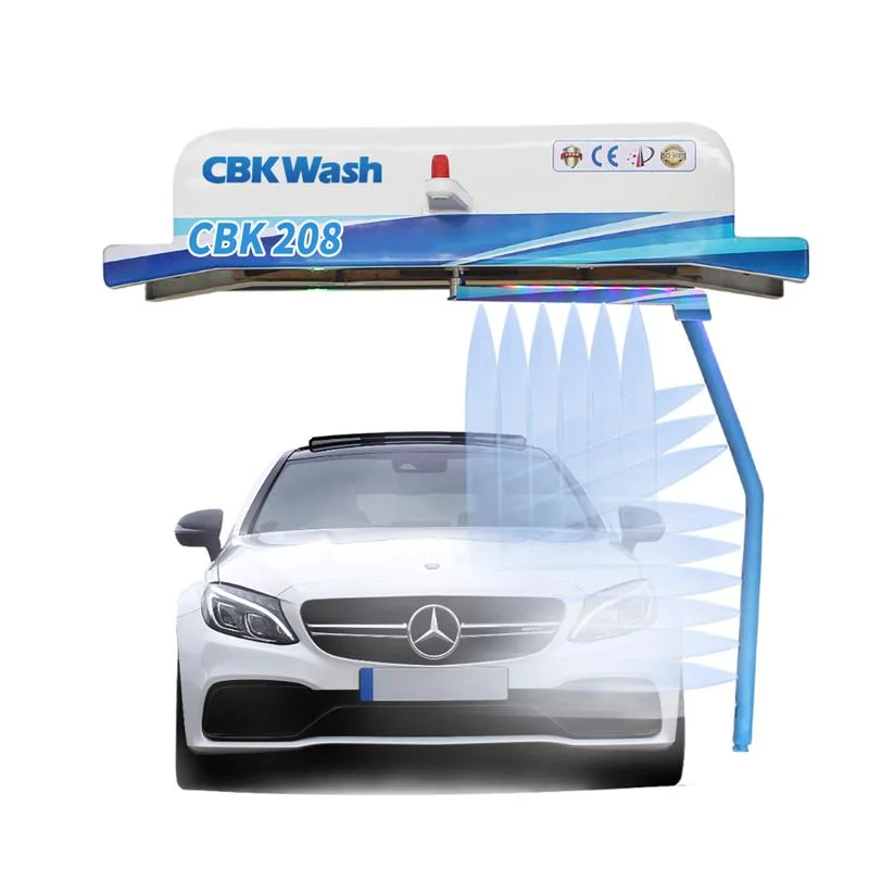 Cbk bajo precio de 360 grados de alta presión de agua Monobrazo Touchless automotriz de la máquina de lavado de coches con espuma de champú y girar el coche lavado