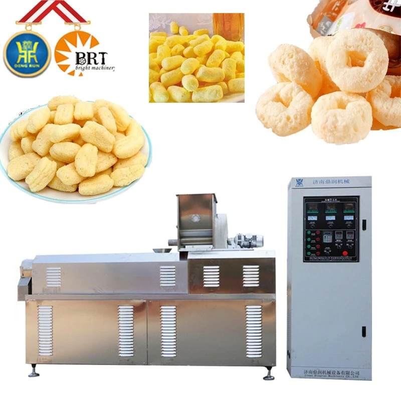 Cereal Bar Ball Snacks Production Equipment Line Machine Factory Puff Stick Twin Screw Extruder