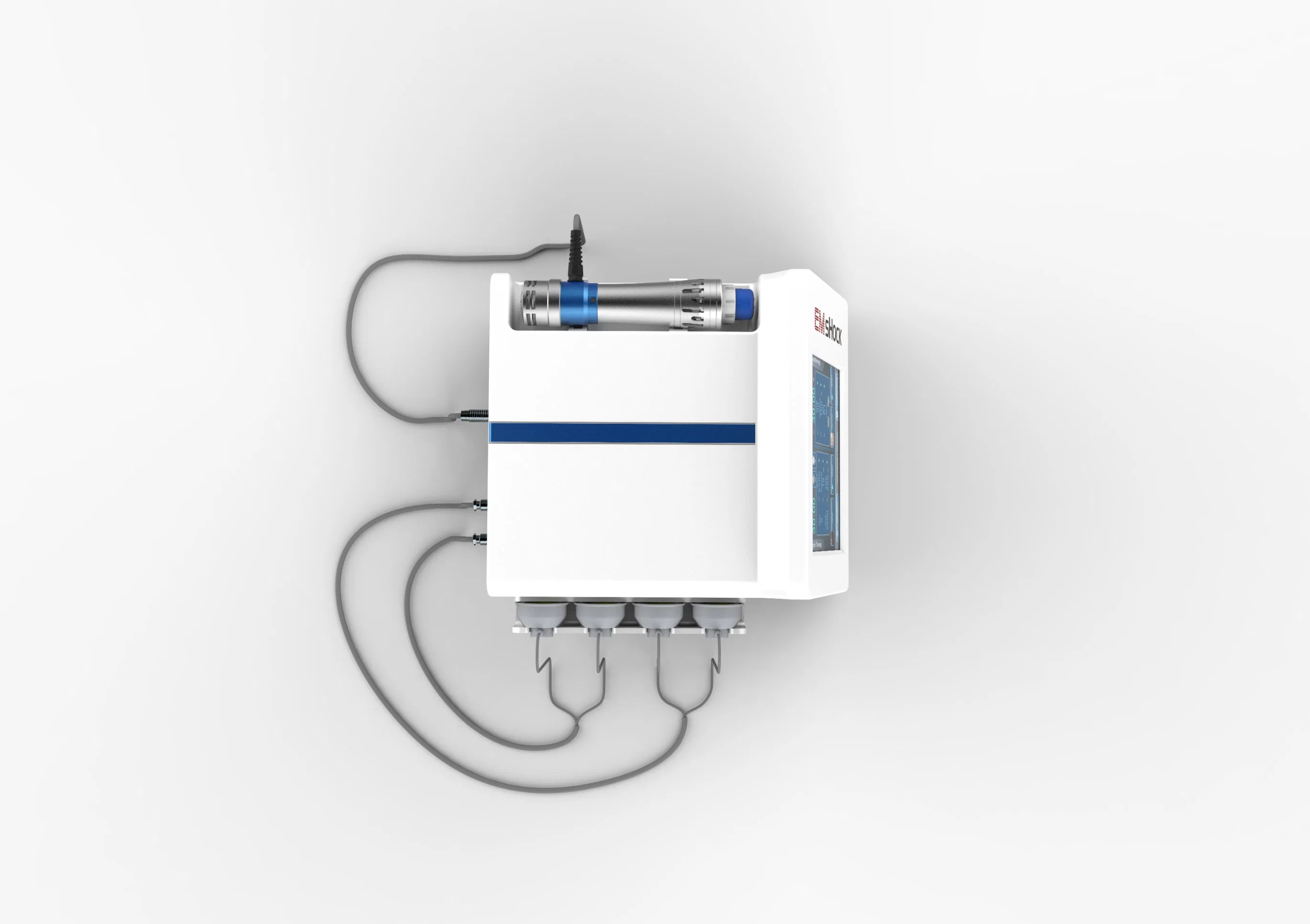 Neueste EMS Muskelstimulation + Elektromagnetische Shockwave Behandlung Therapie Maschine