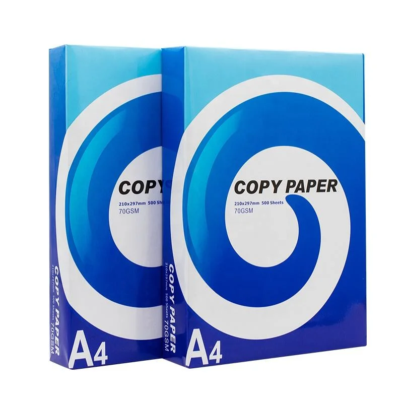 A4 80g 70GSM Copy Paper OEM Wood Packing Letter Pulp Legal Weight Material Sheets Virgin Origin Type Certificate Size