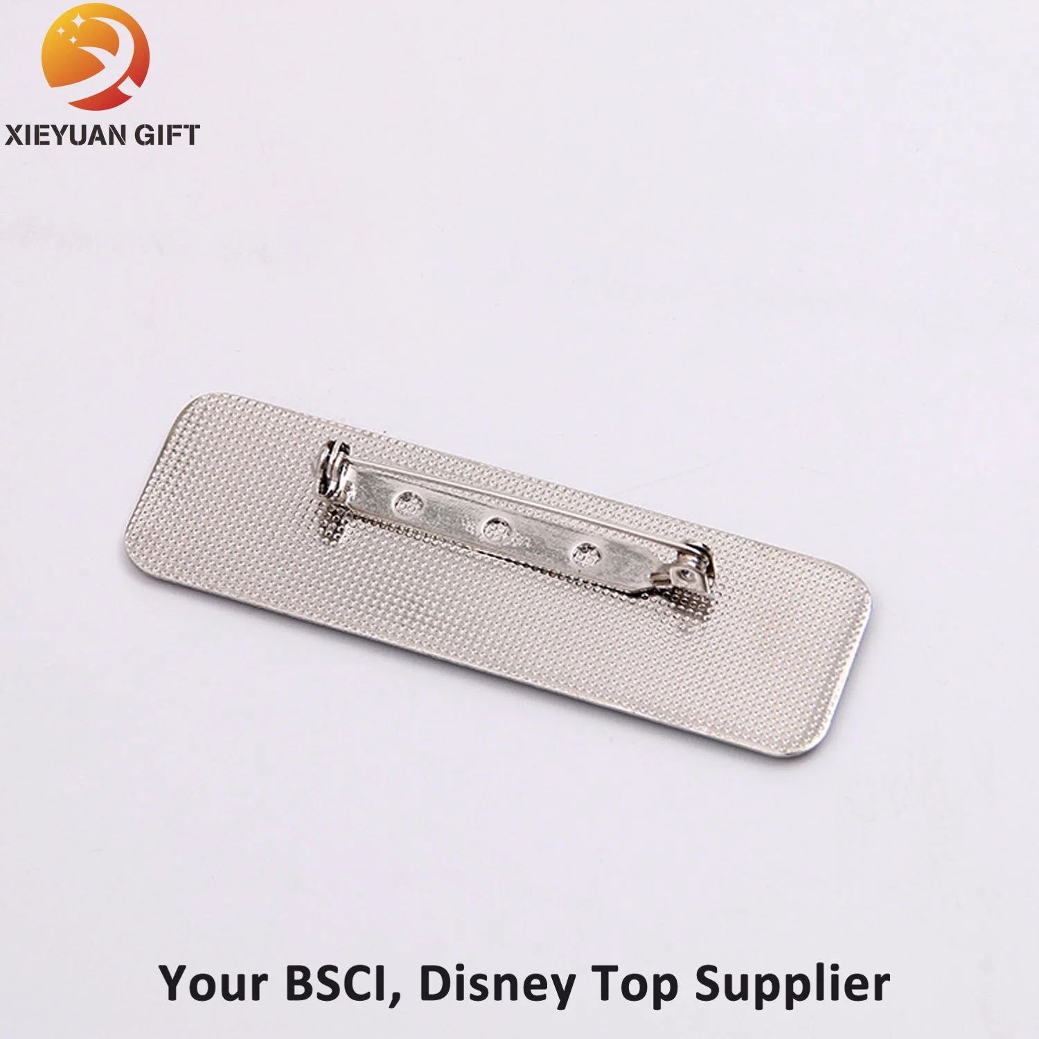 Supplier Custom Logo High quality/High cost performance  3D Metal Clothing Nameplate Stainless Steel Color Pin Badge