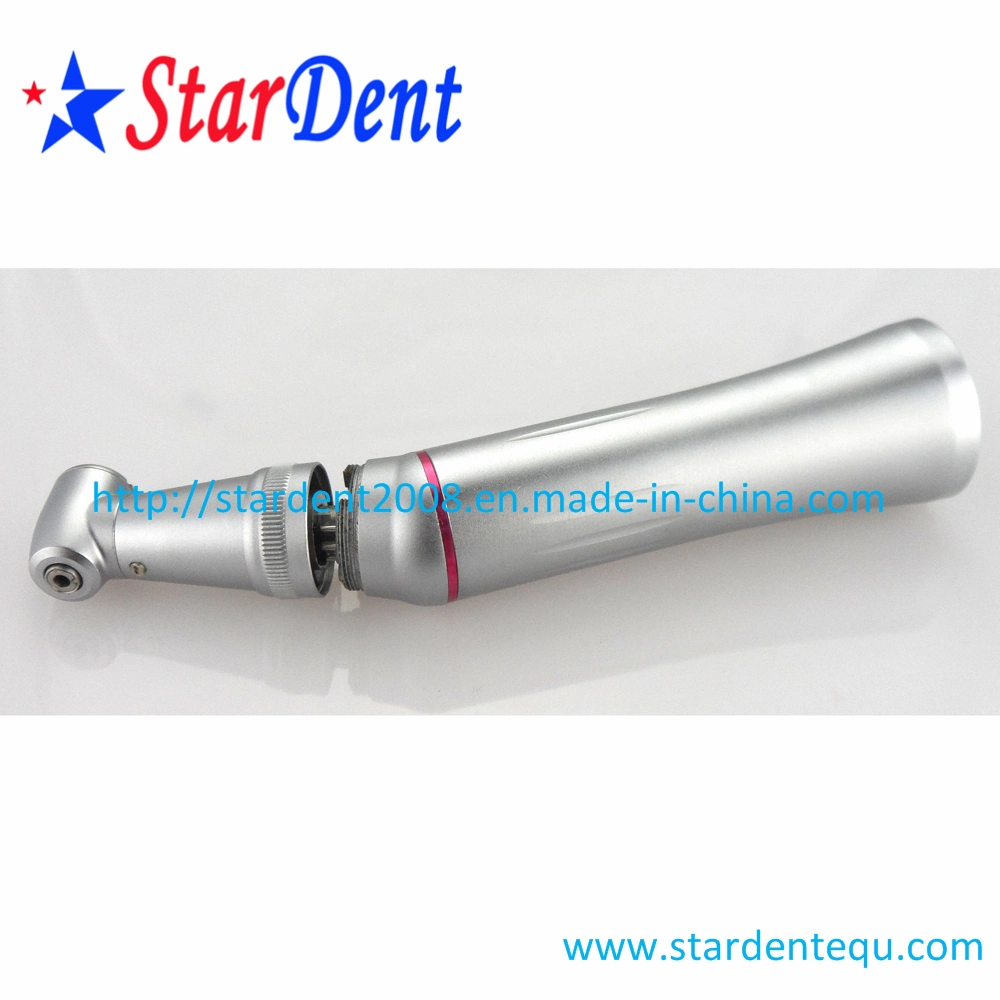 Dental Handpiece 1: 5 Increase Push Bottom Contra Angle Without Light