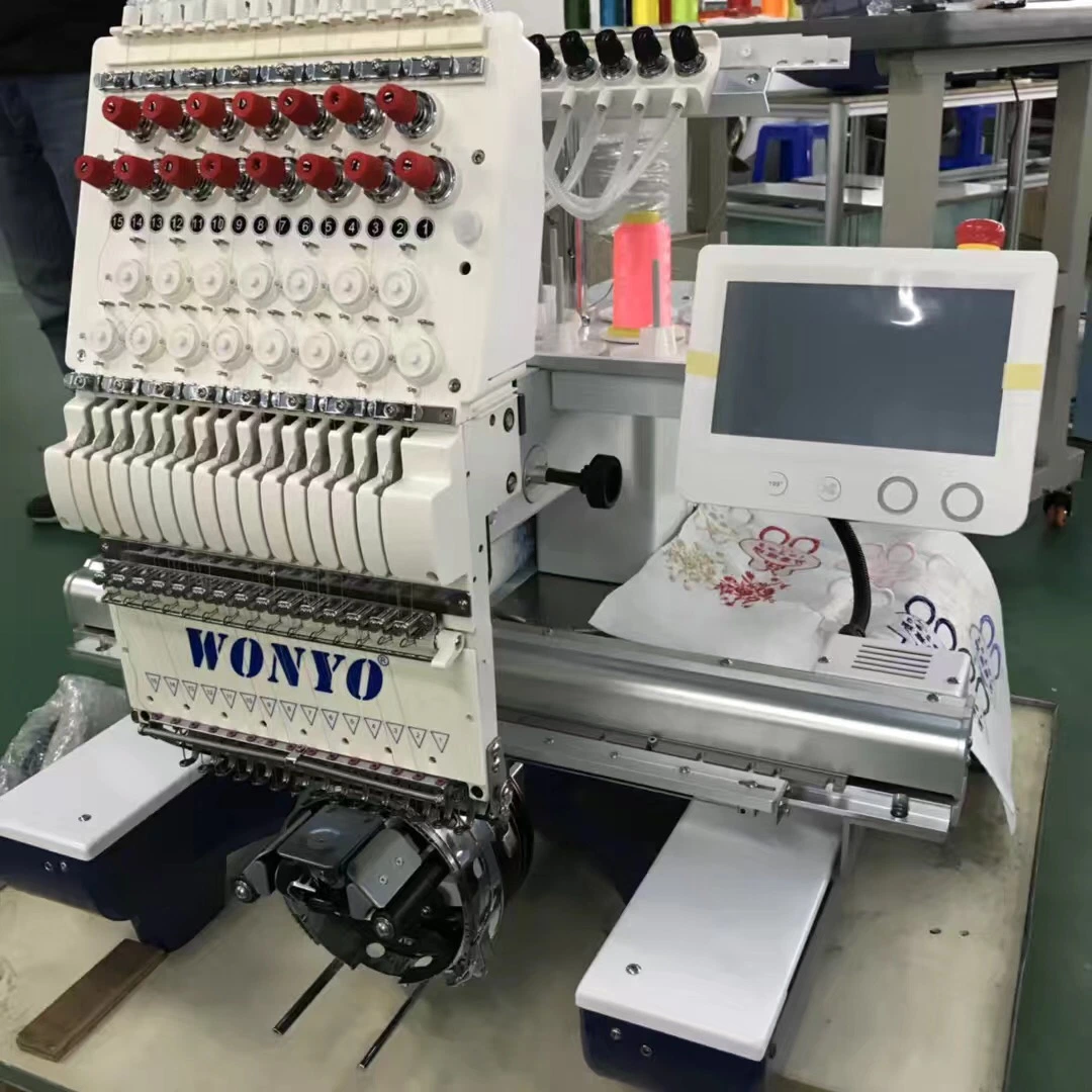 Computer Embroidery Machine Single Head 15 Colors Hand Craft Cross-Stitch