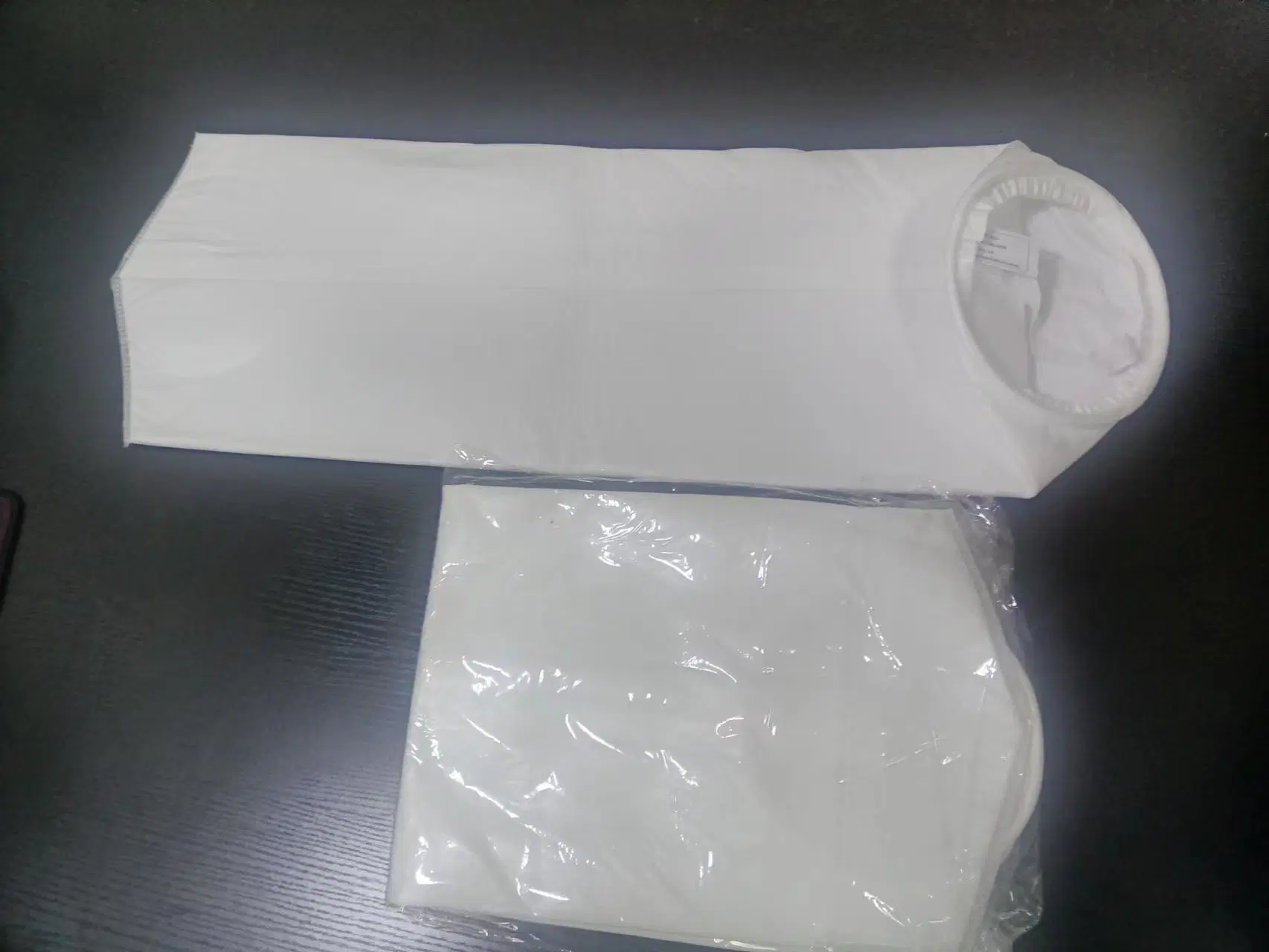 Perforado de aguja Non-Woven fieltro de poliéster poliéster bolsa de filtro de líquido de 25 micras