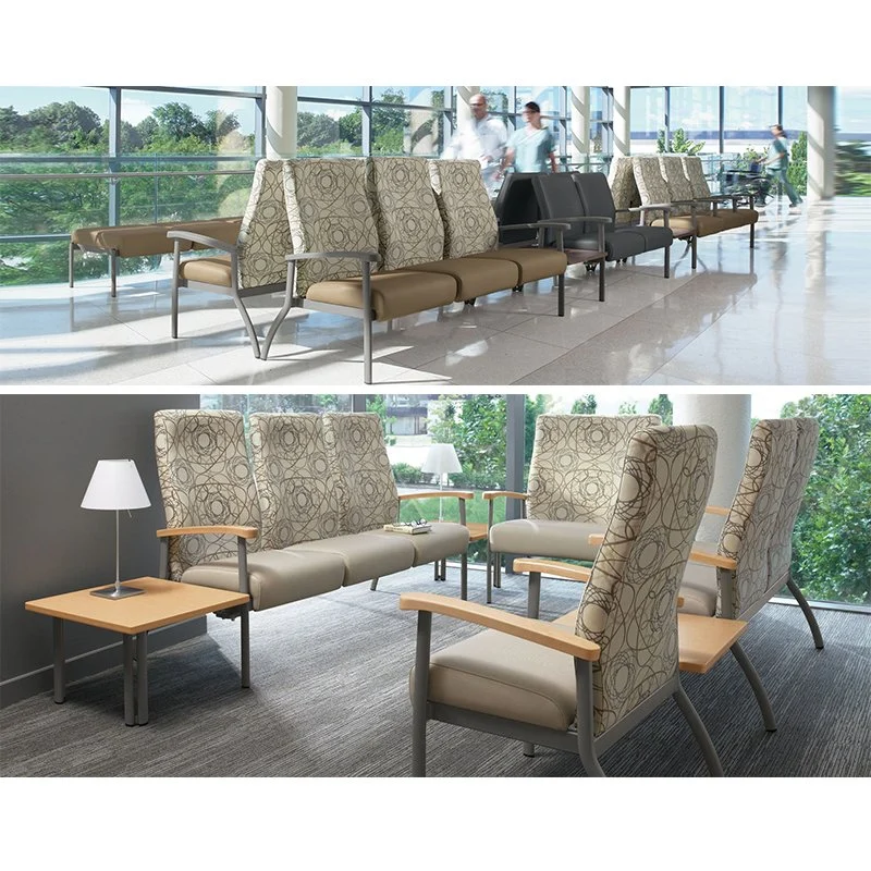 Modern Metal Aluminum Reception Waiting Chairs Commercial Hospital Waiting Room Furniture