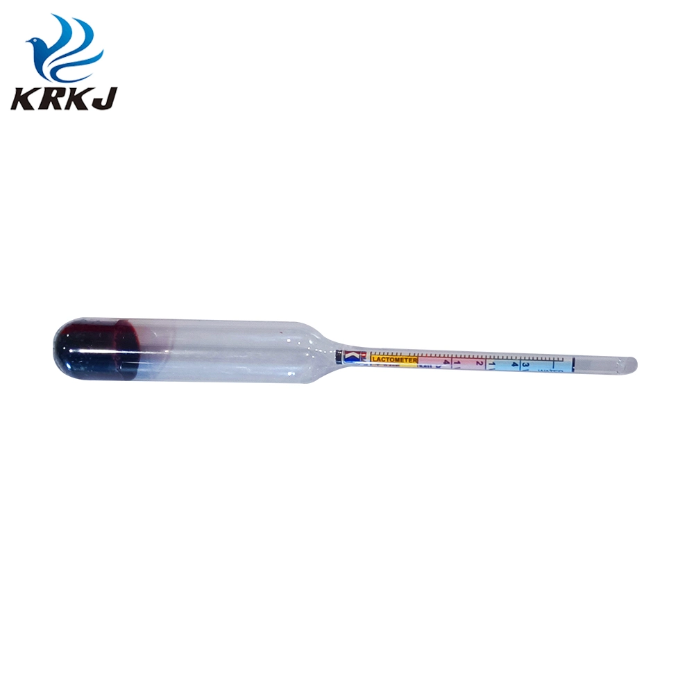 Veterinary Use Glass Hydrometer Milk Density Meter for Farming Cow