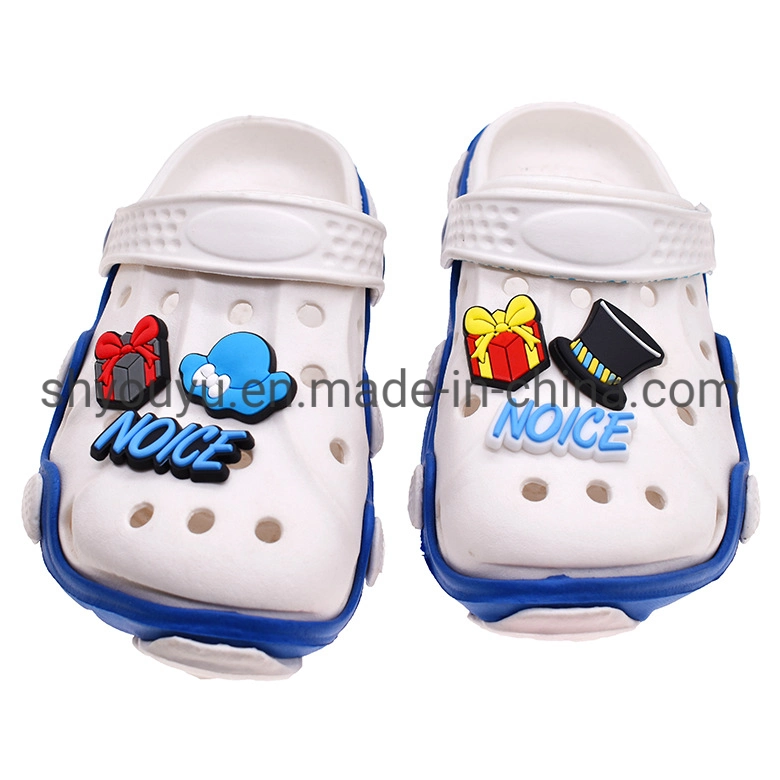 Mini mosquetão Customized nova borracha PVC decorações da sapata para Crocs encantos